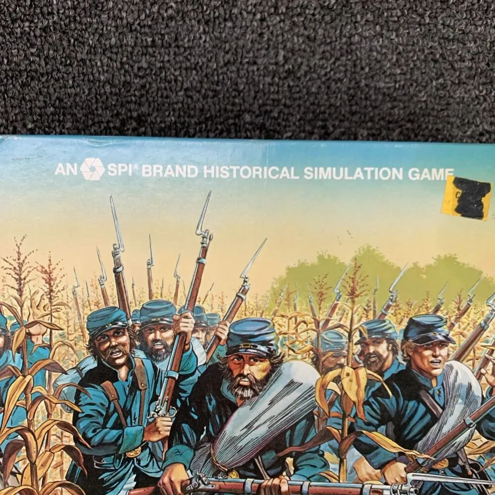 TSR SPI : A Gleam of Bayonets - Battle of Antietam Game - GBACW #7 (UNPUNCHED)